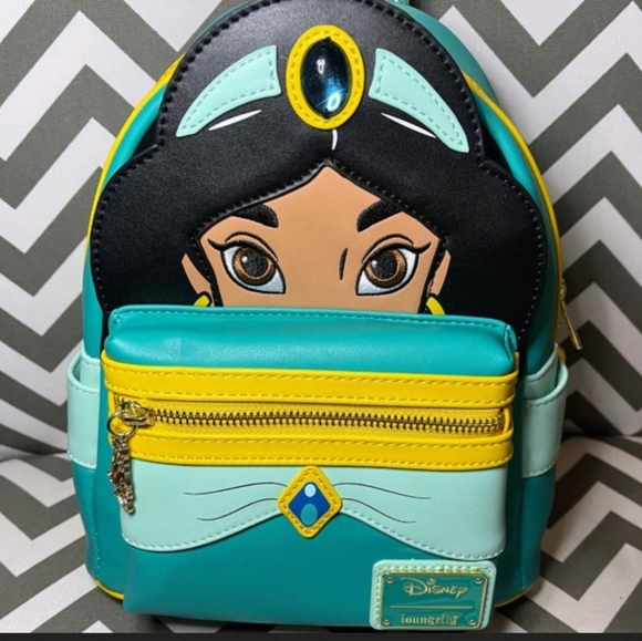 The Exclusive Princess Jasmine Loungefly Mini Backpack is all so Magical! - Picture 1 of 3